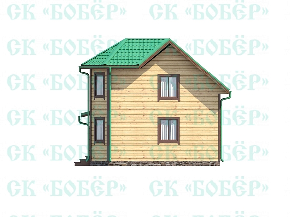 Дом из бруса 7х7. фото